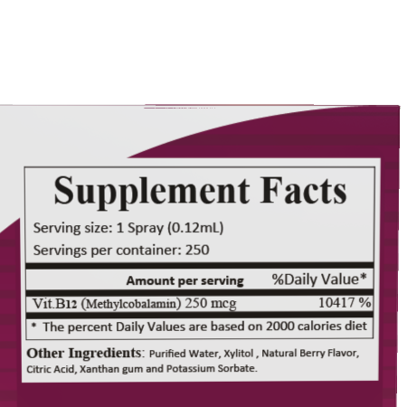 New Well Vitamin B-12 Oral Spray 30 ml