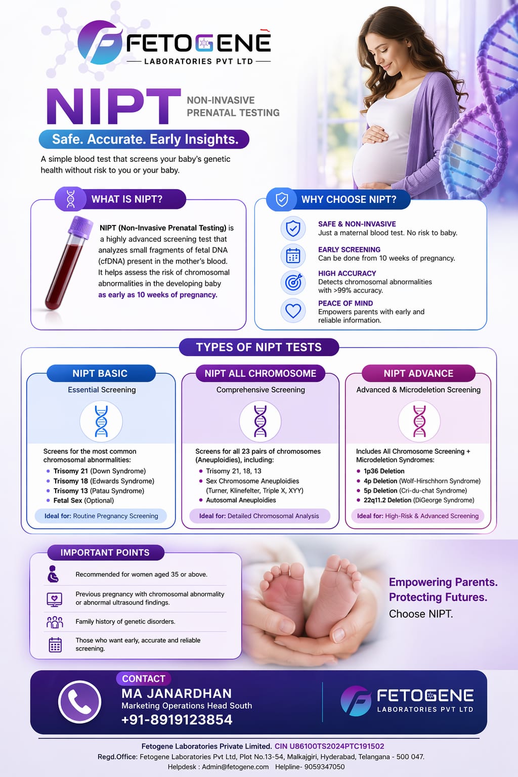NIPT - Non-Invasive Prenatal Testing