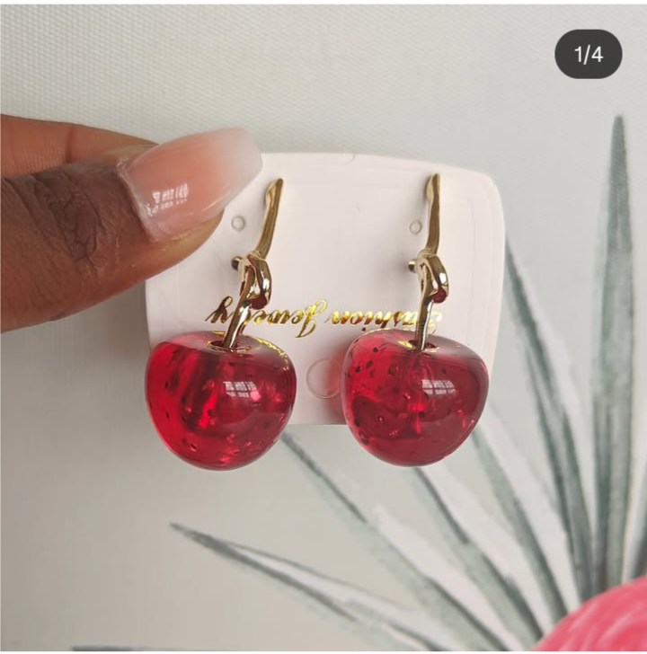 Cherry Shaped Earrings