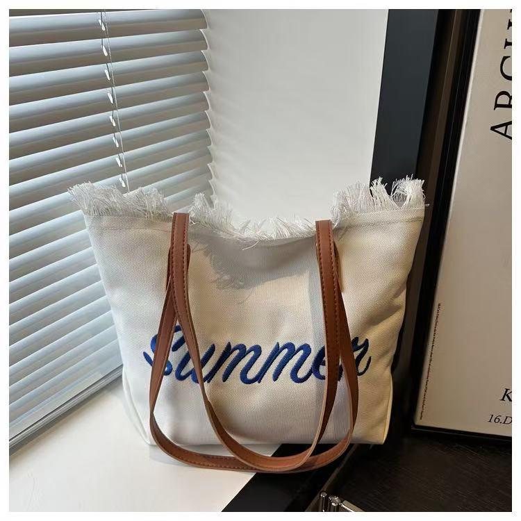 Summer Canvas Tote Bag