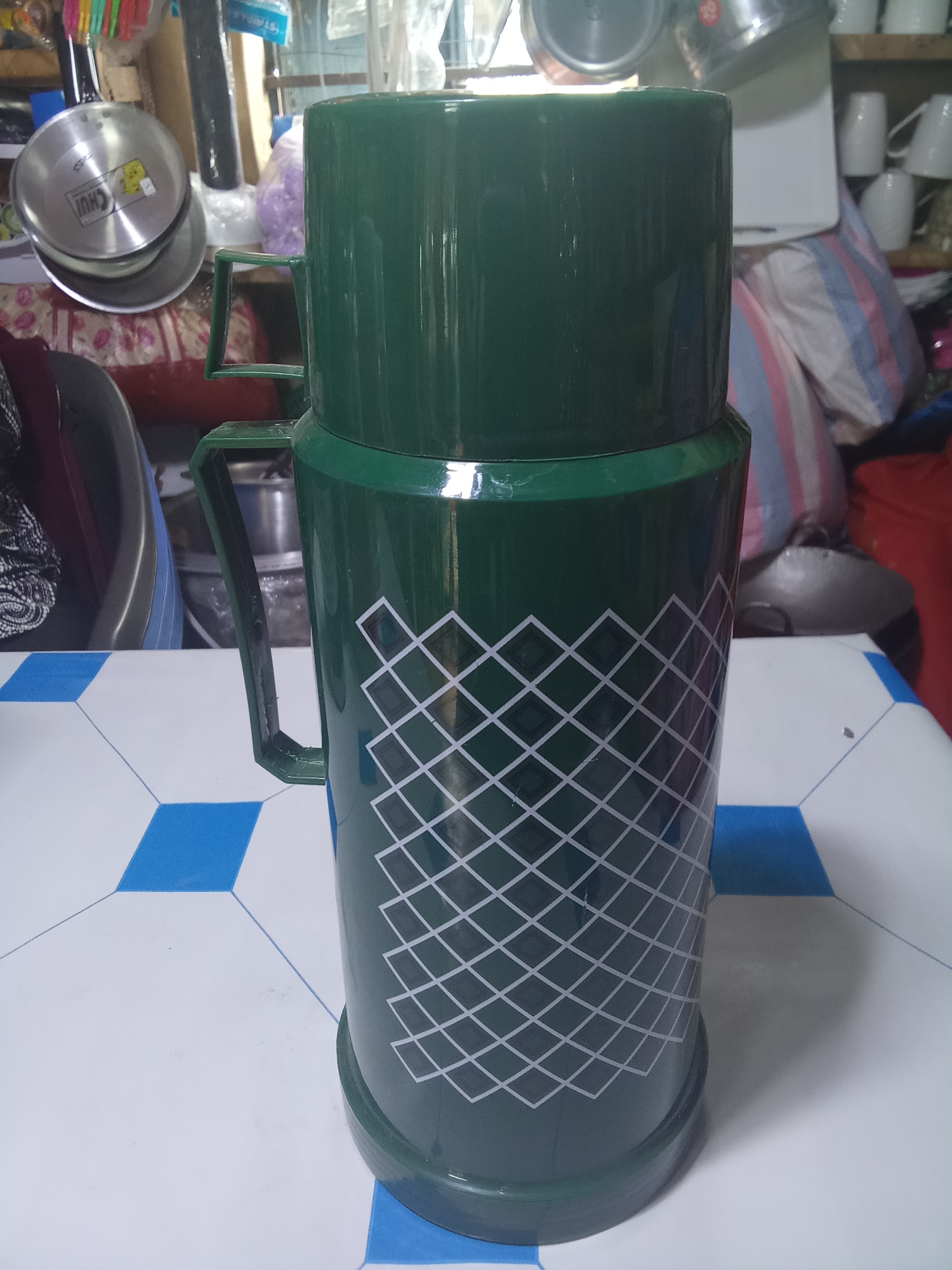 Green Insulated Thermos Jug