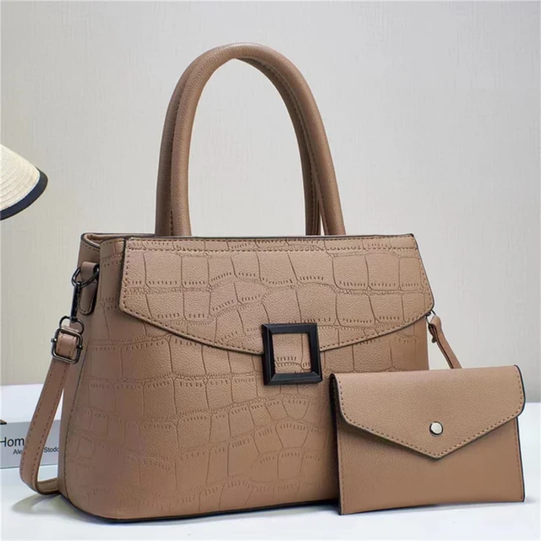 Elegant Brown Handbag Set