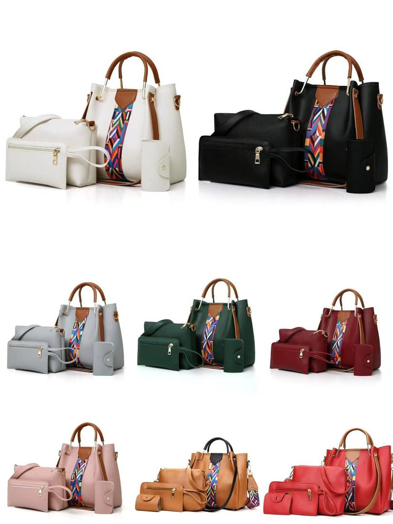 Multicolor 4-Piece Handbag Set