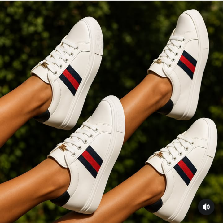White Fashion Sneakers