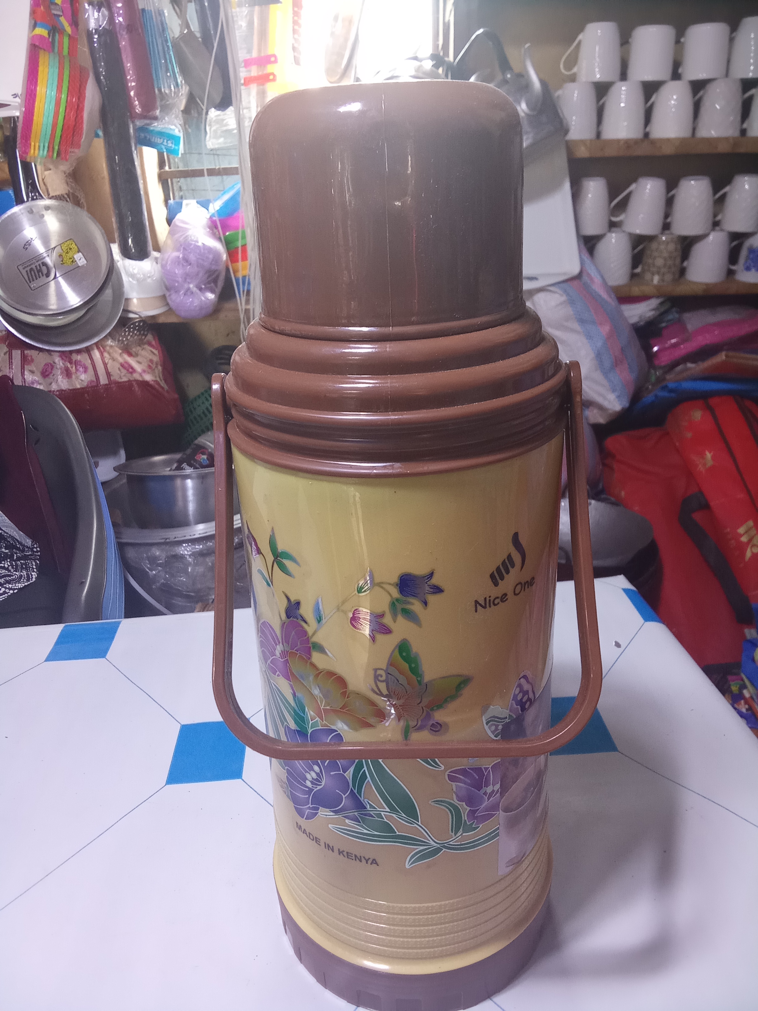 Vintage Floral Thermos