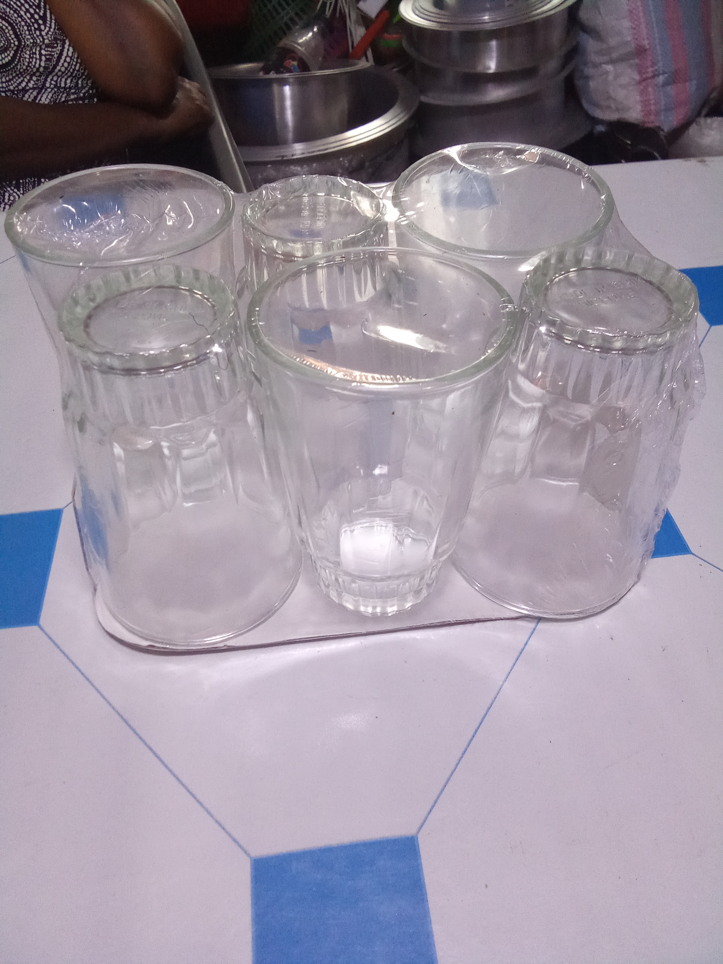 Set of Glass Tumblers