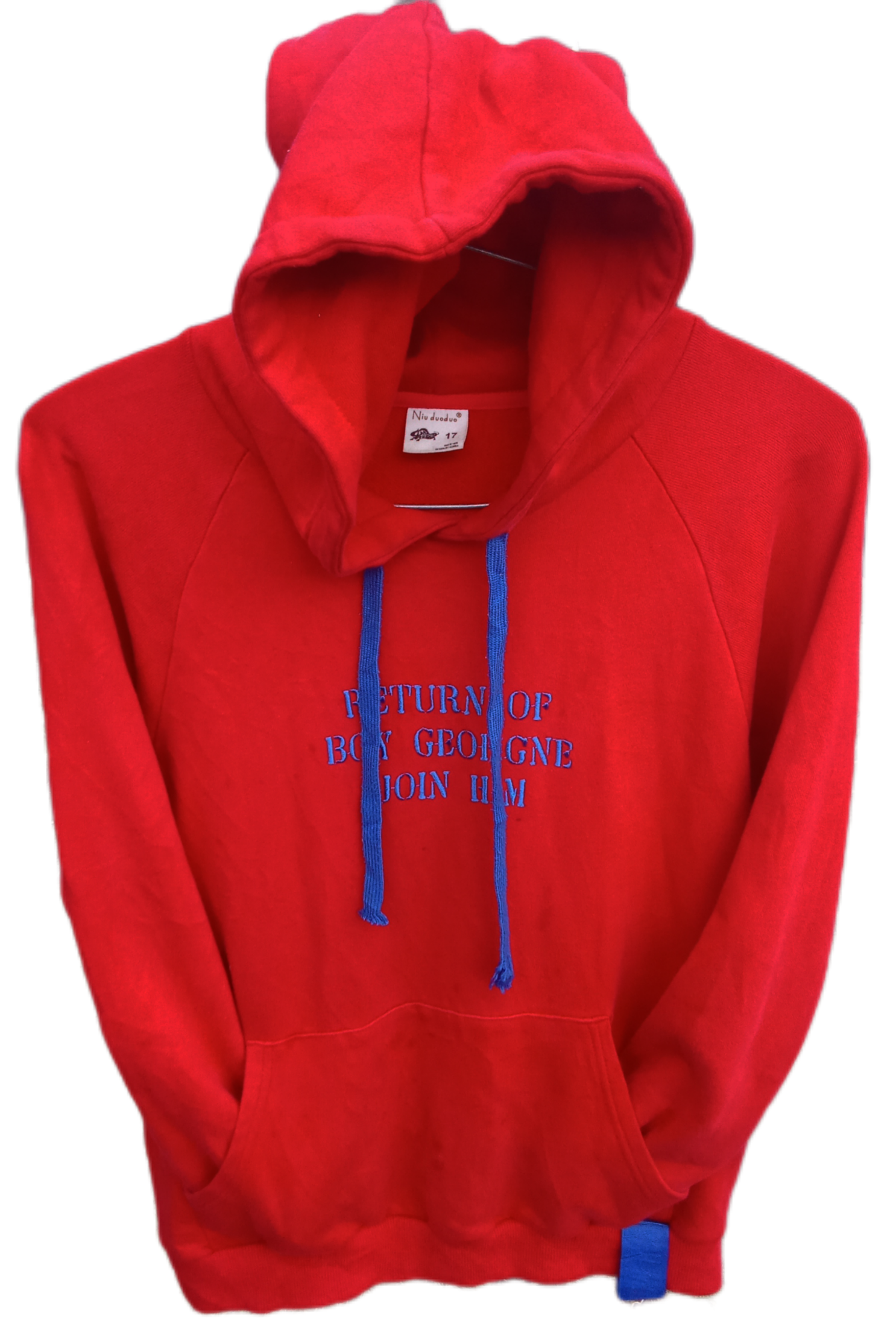 Red Hooded Sweatshirt