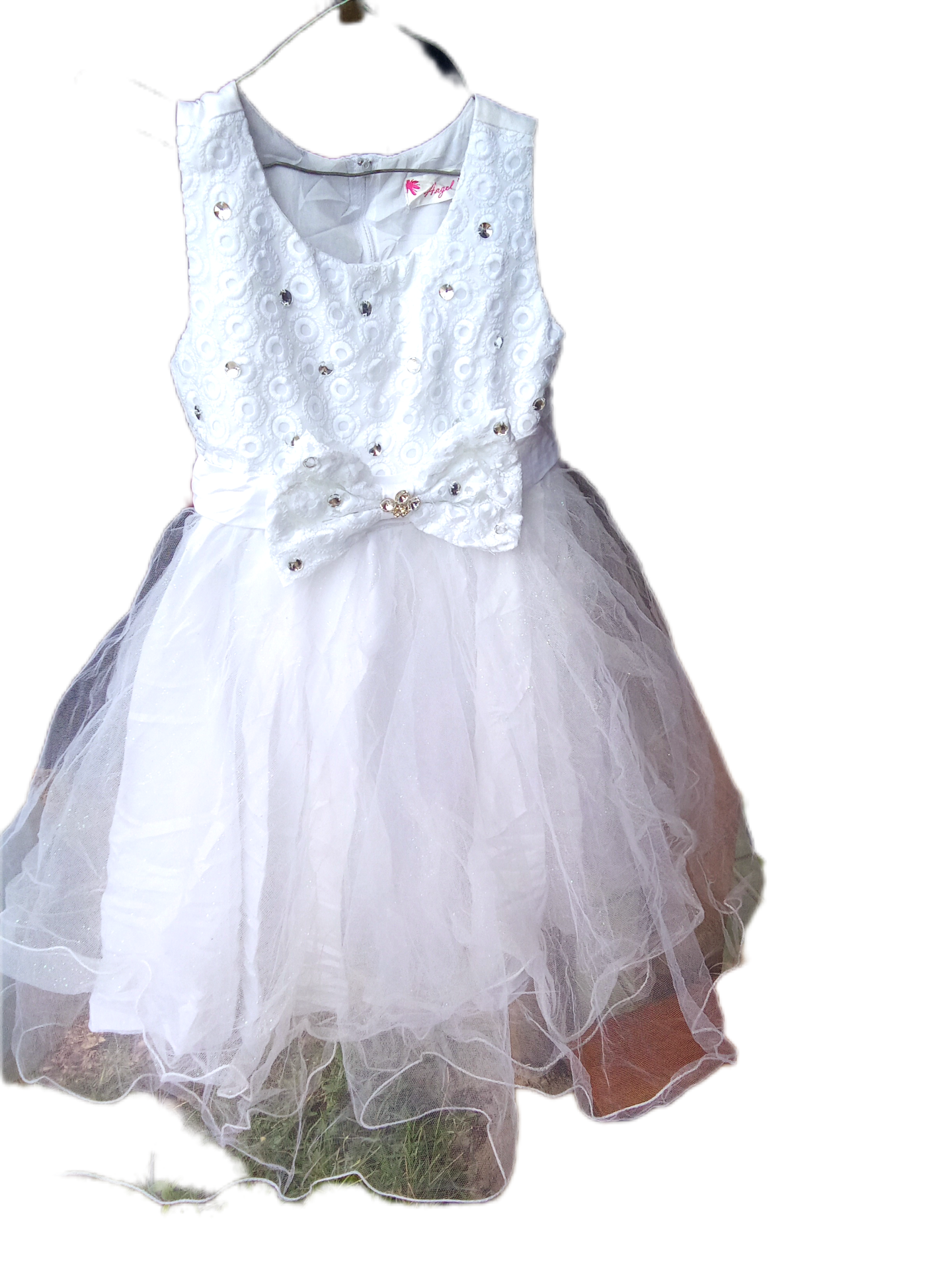 White Girls' Party Dress