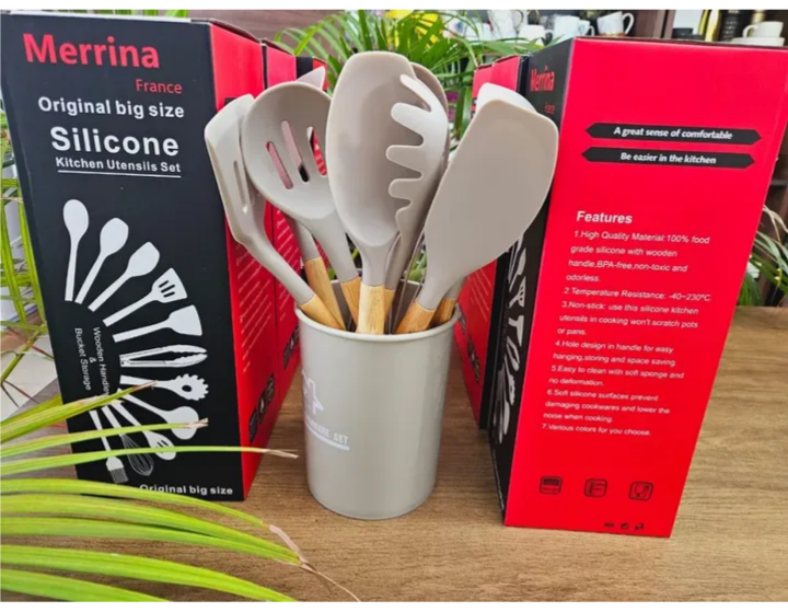 Silicone Kitchen Utensils Set