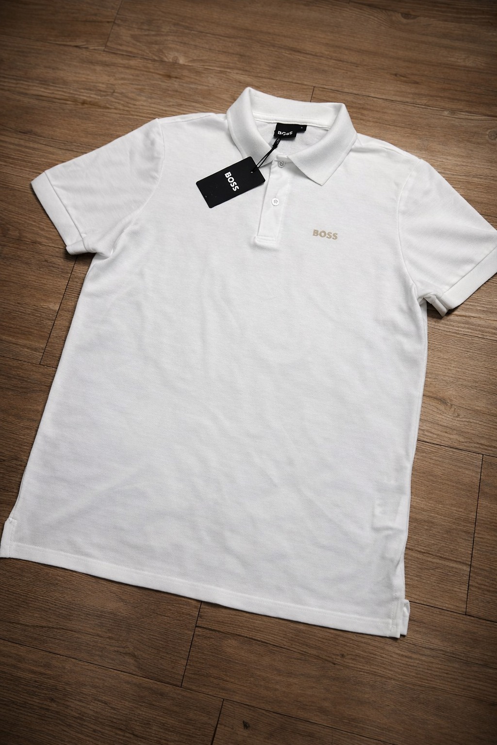 Camiseta Polo Branca Hugo Boss