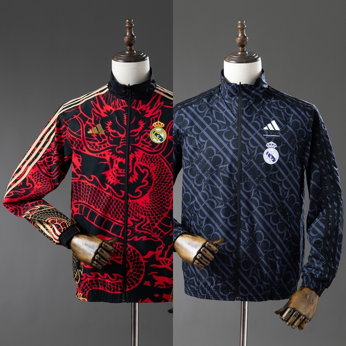 Chaqueta Real Madrid 2025/26 rojo-azul
