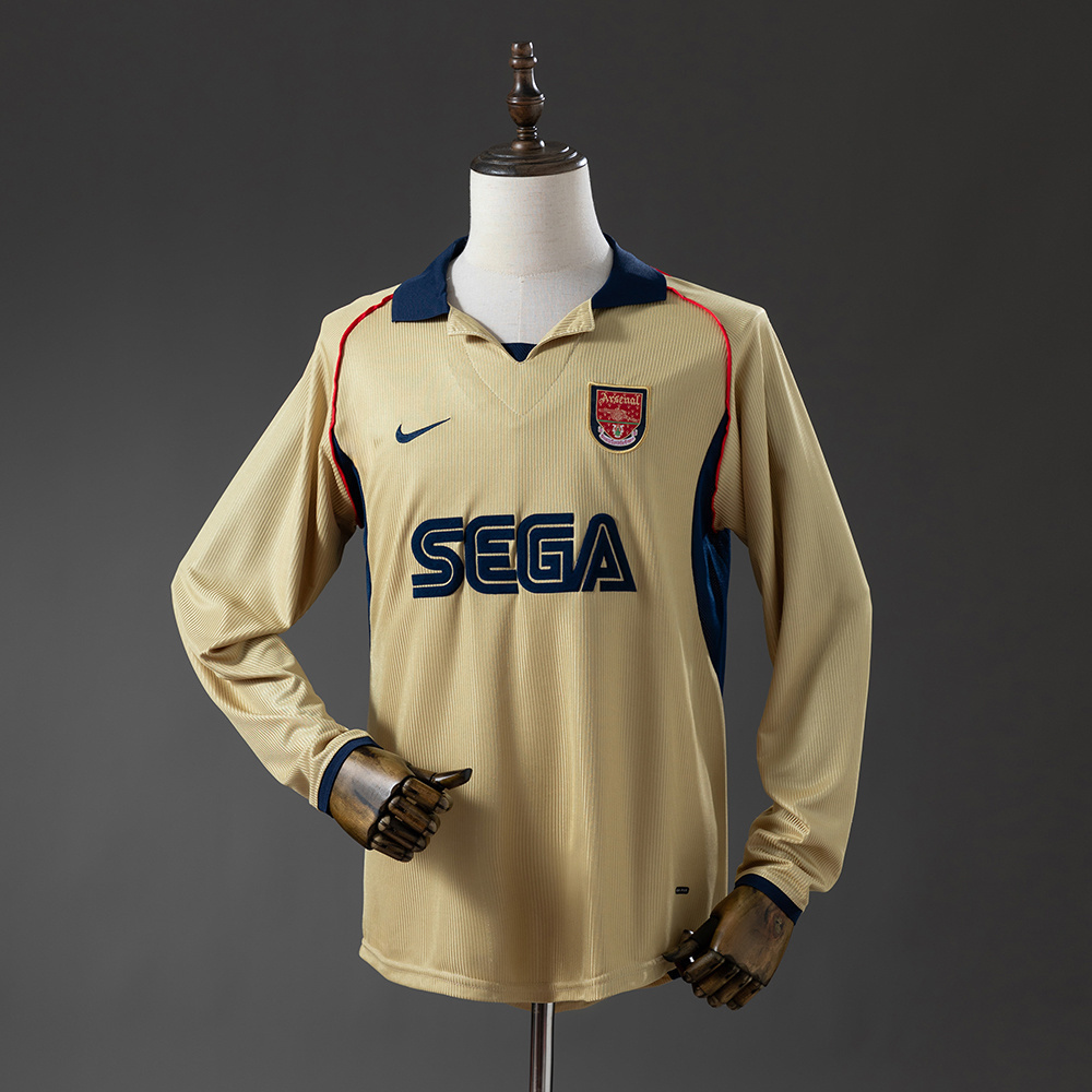 Camiseta Retro Arsenal  2001/02  (Manga larga)
