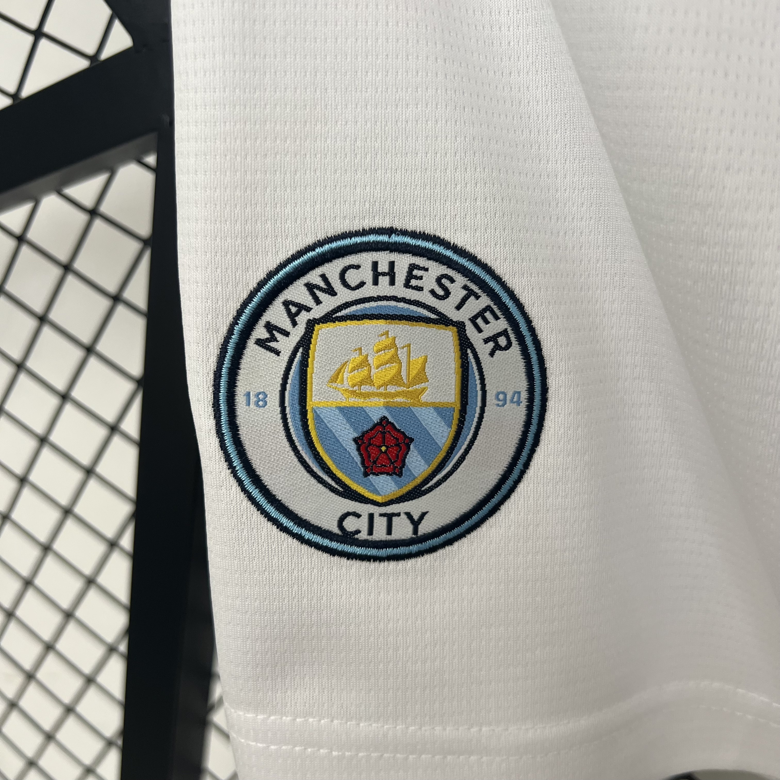Pantalones cortos blancos Manchester City 2025/26 