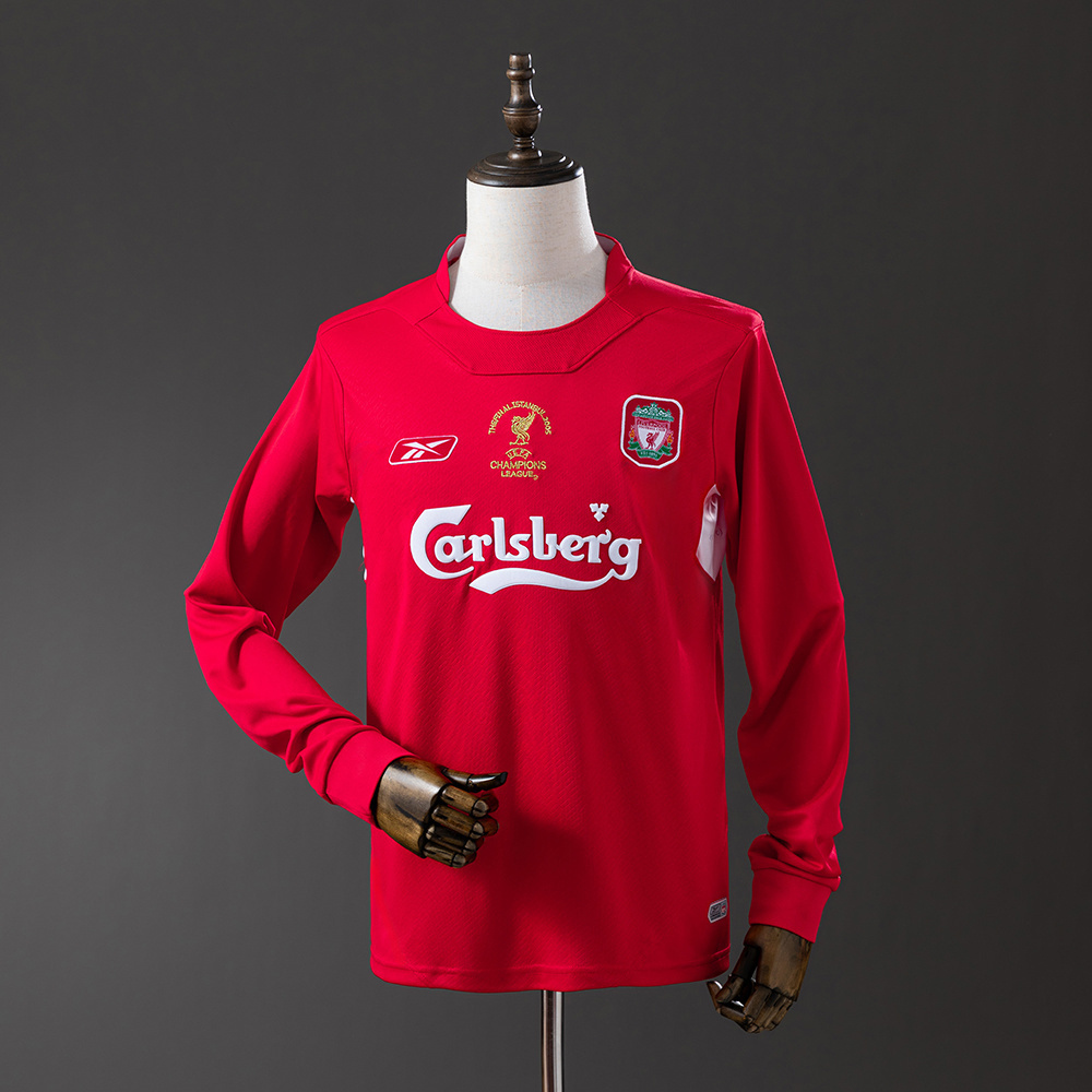 Camiseta Retro Liverpool 2004/2005 Manga larga