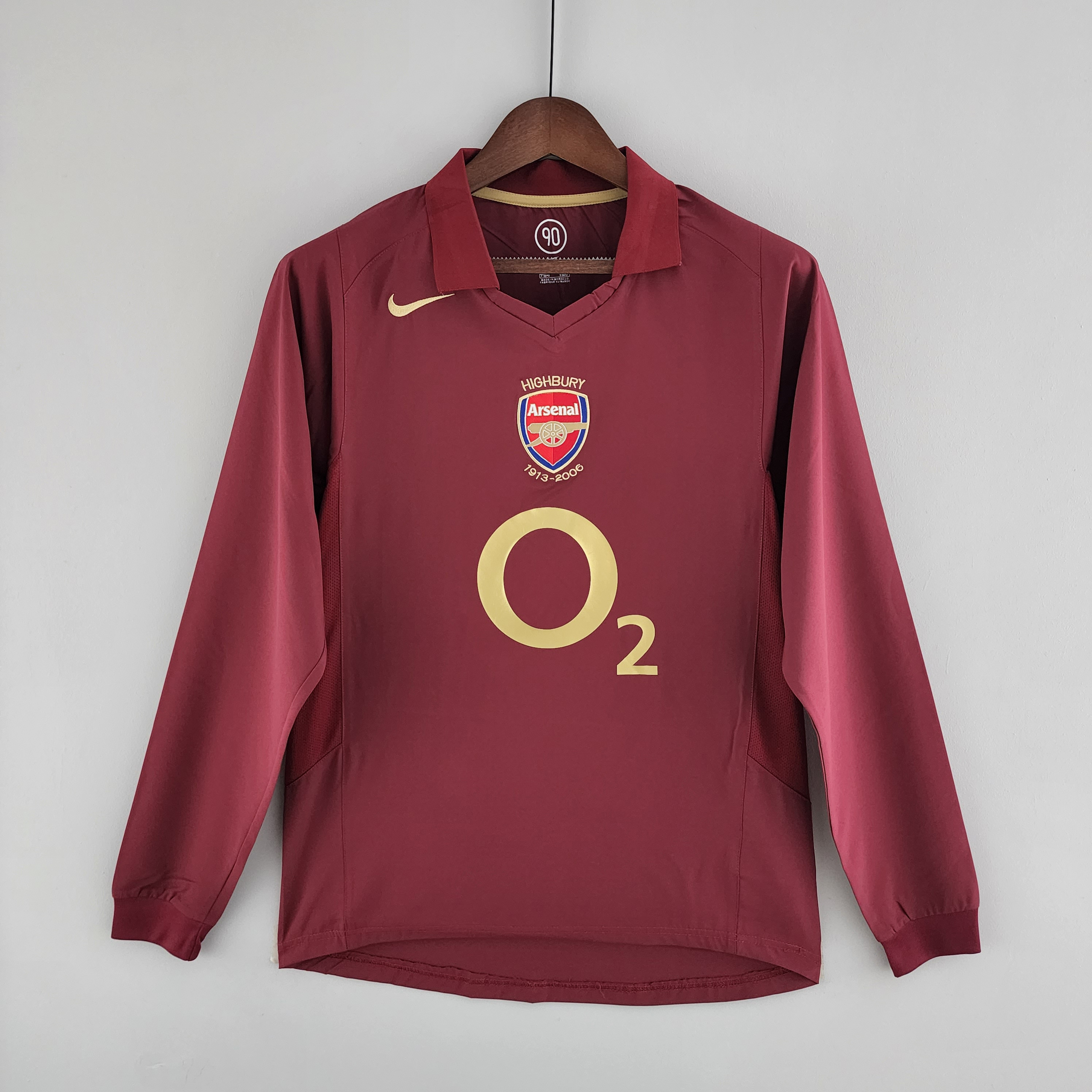 Camiseta Retro Arsenal 2005/06 (Manga larga)