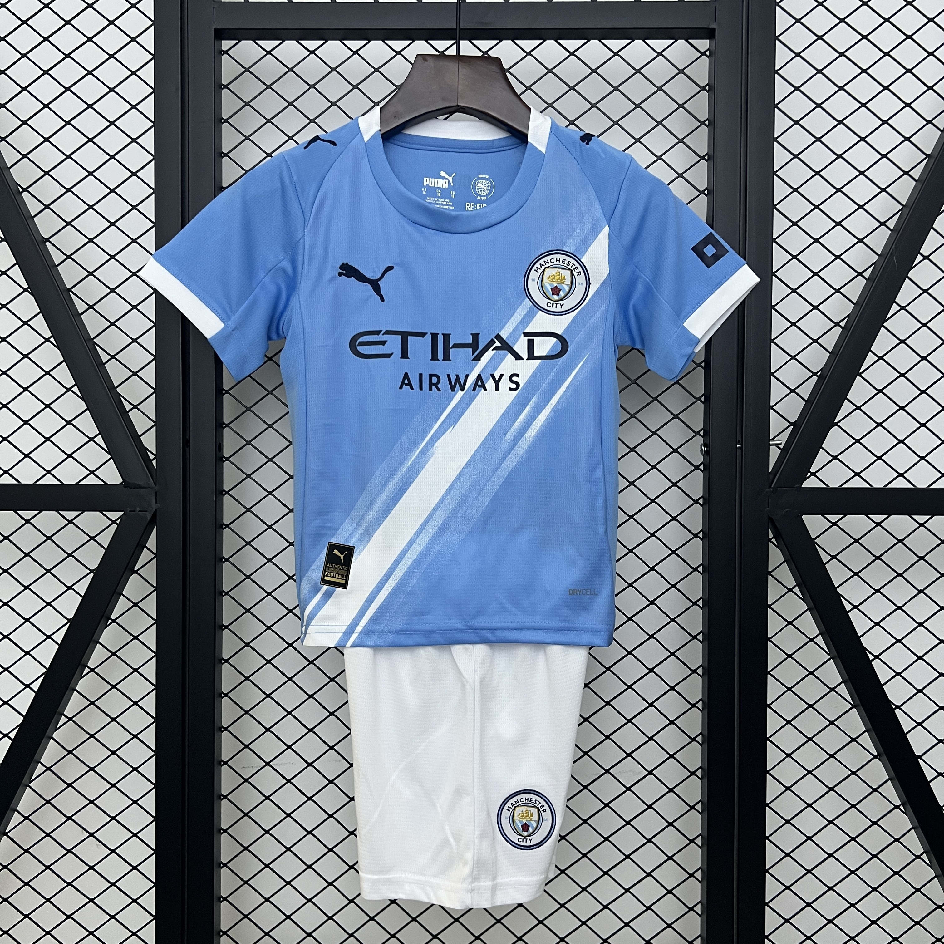 Conjunto Niños Manchester City 25/26 (Primera equipación)