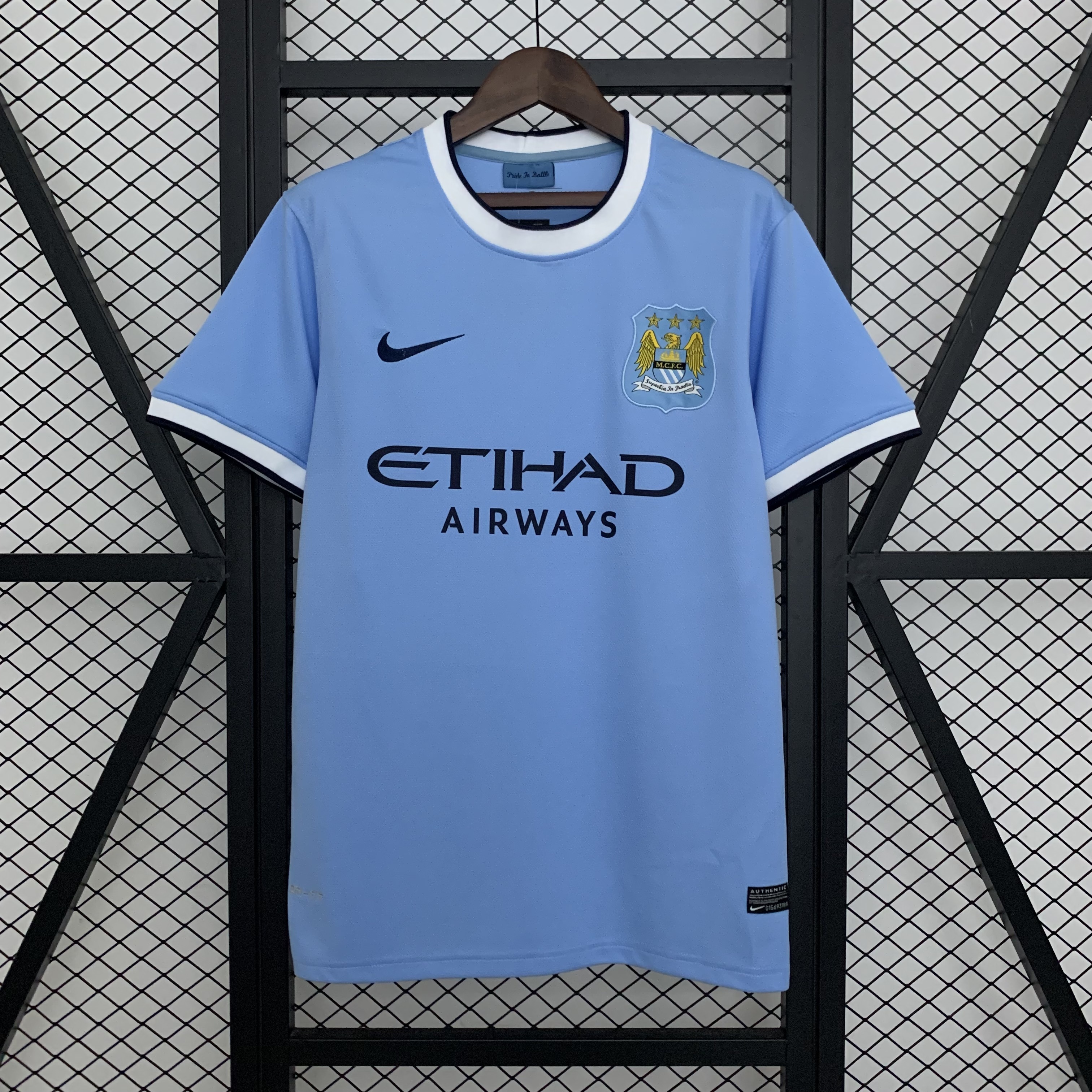 Camiseta Retro Manchester City 2013/2014 (Primera equipación)