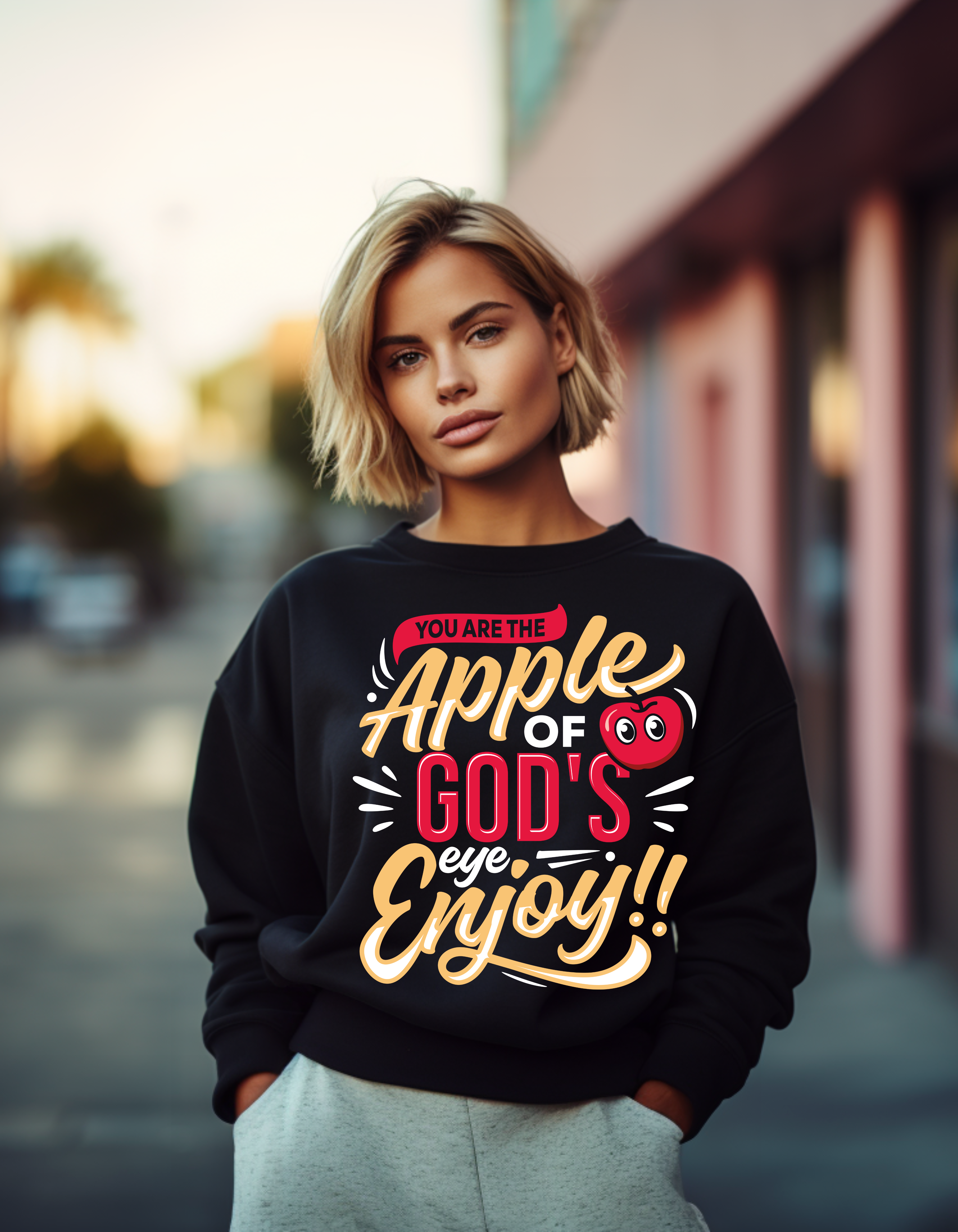 Inspirational Graphic Sweatshirt
