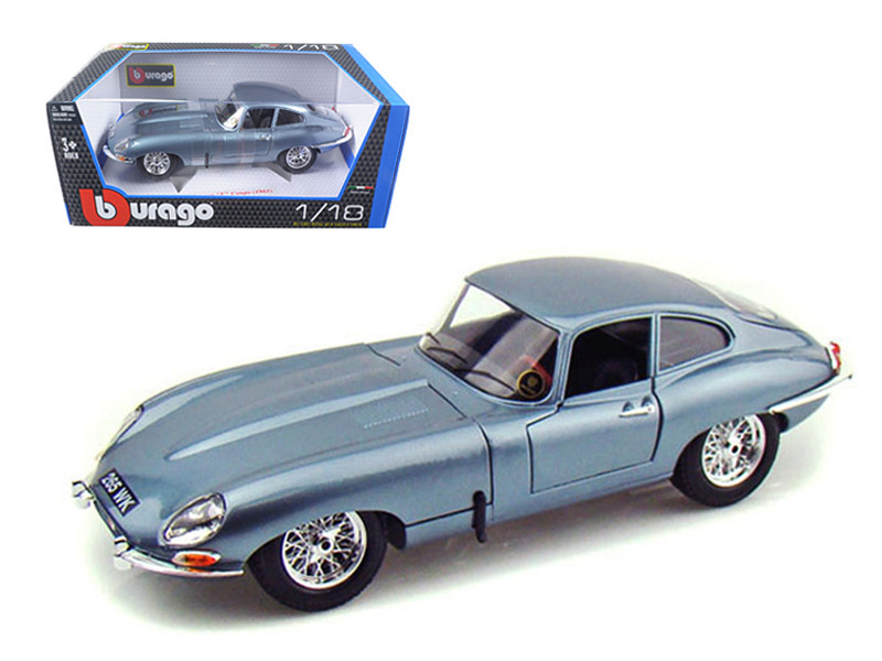 Brand new 1/18 scale diecast car model of 1961 Jaguar E Type Coupe