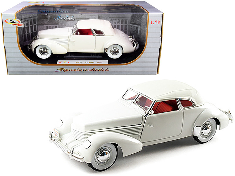 Brand new 1/18 scale diecast car model of 1936 Cord 810 Coupe