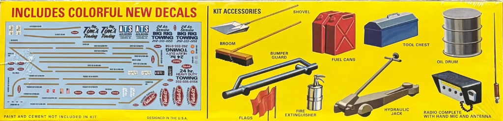 AMT Peterbilt Wrecker Model Kit 1/25 Scale Tow Truck New