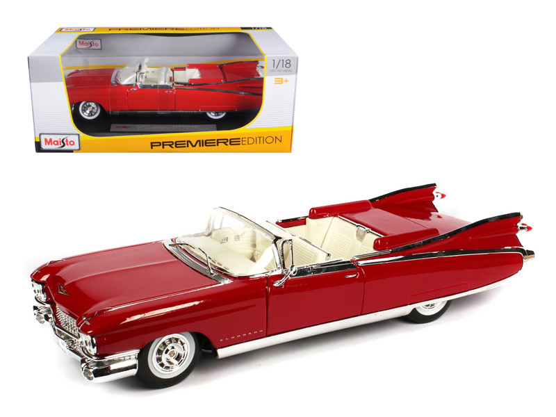 Brand new 1/18 scale diecast car model of 1959 Cadillac Eldorado Biarritz Convertible