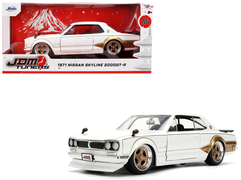 Brand new 1/24 scale diecast car model of 1971 Nissan Skyline 2000GT-R RHD (Right Hand Drive)