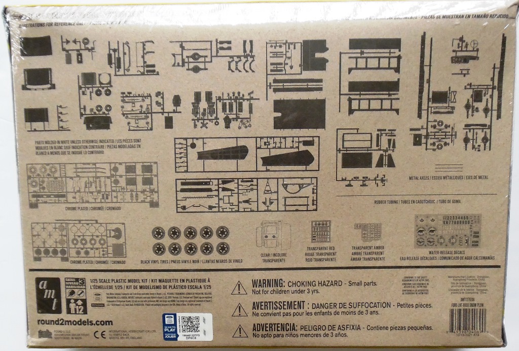 Brand new 1/25 scale plastic model kit of Ford LNT-8000 Snow Plow Truck