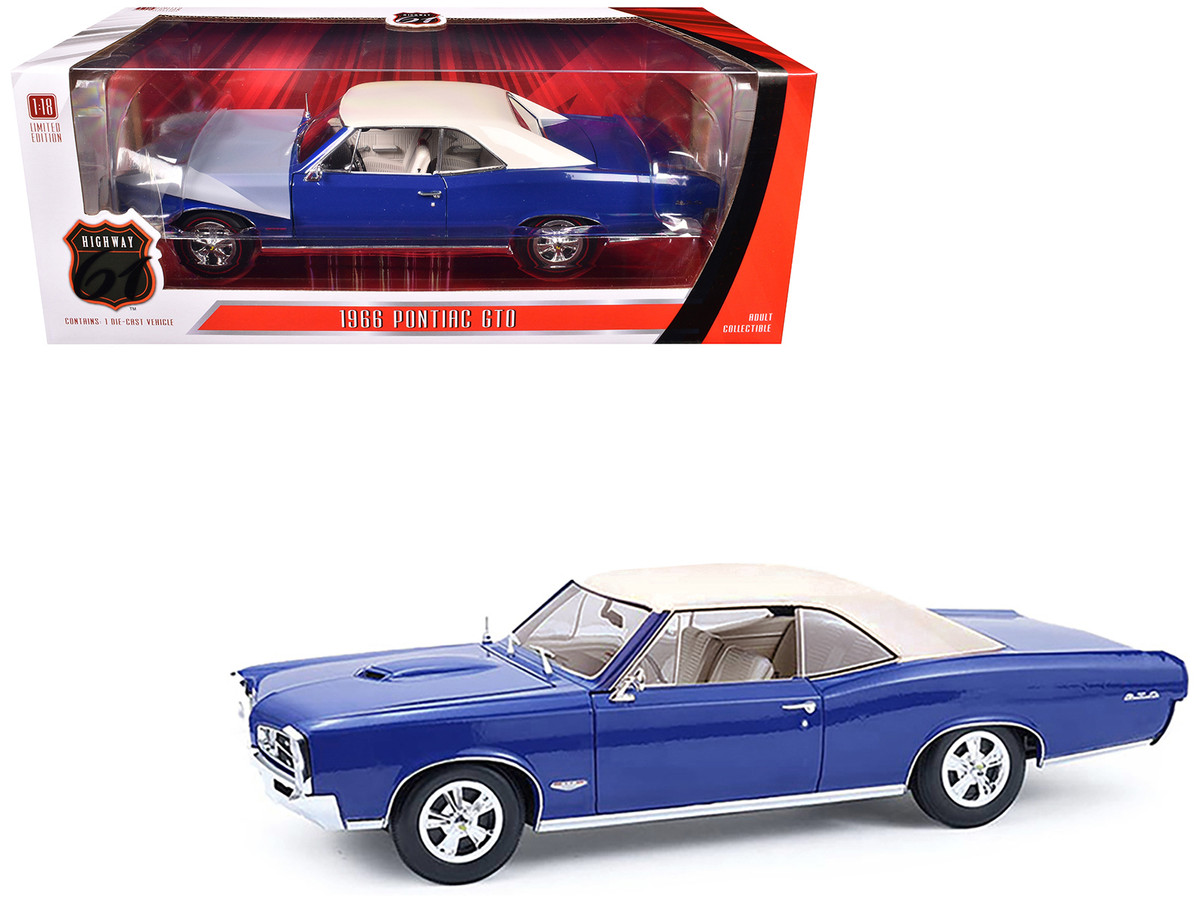 Brand new 1/18 scale diecast car model of 1966 Pontiac GTO
