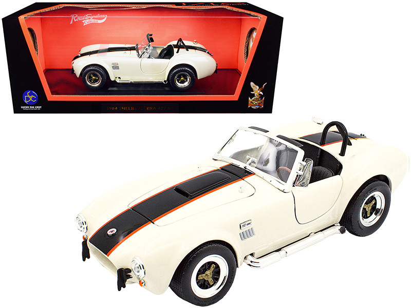 Brand new 1/18 scale diecast car model of 1964 Shelby Cobra 427 S/C Roadster