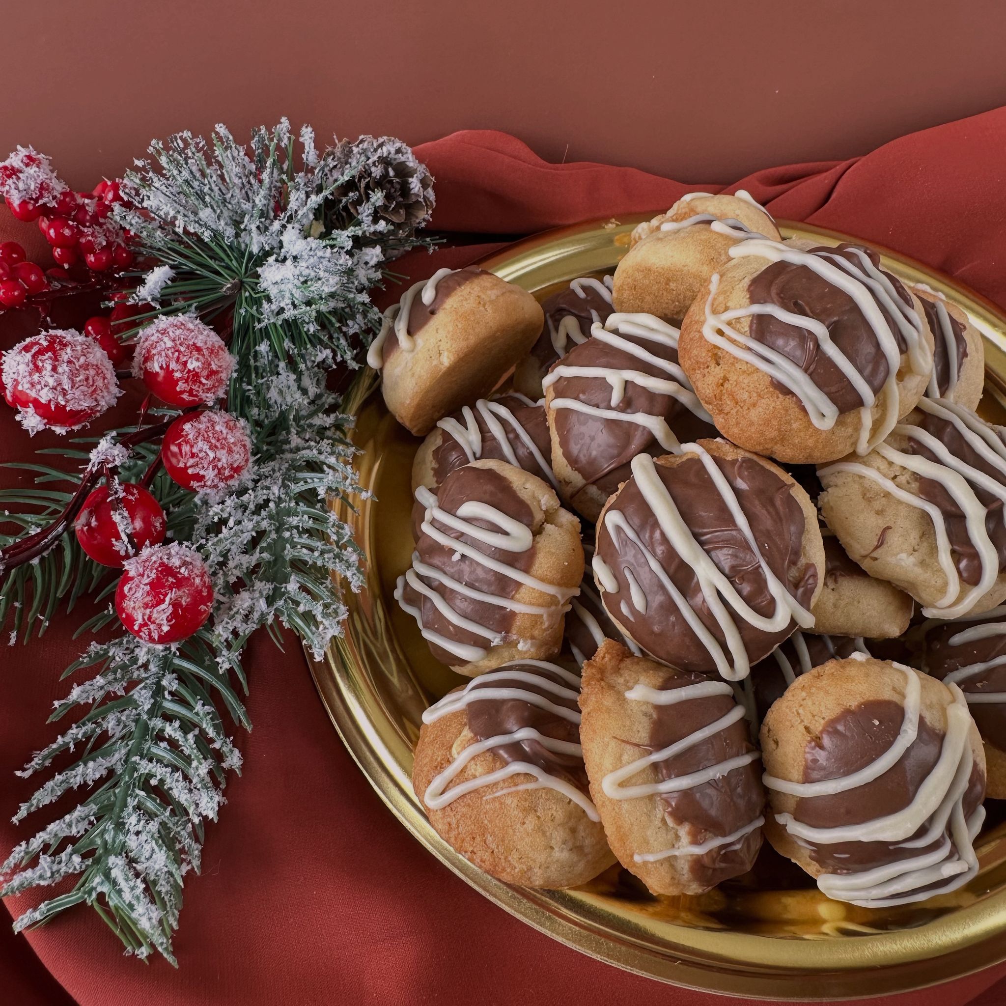 Mini Cookies Banhados