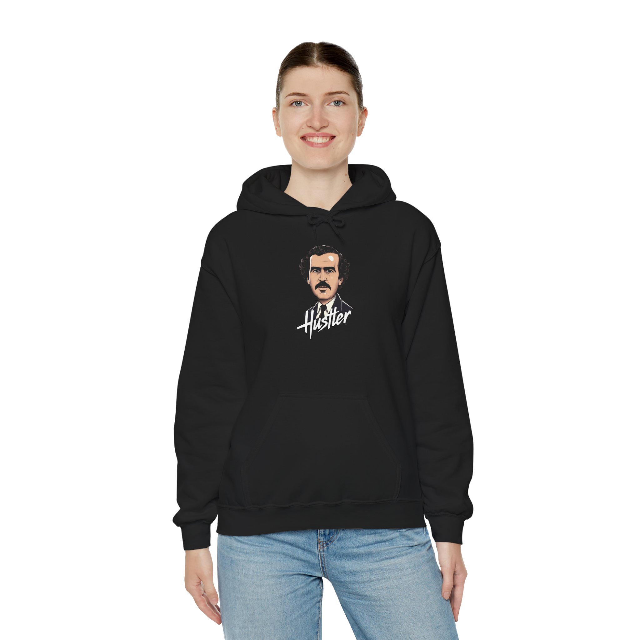 Hustler Escobar  Black Hoodie