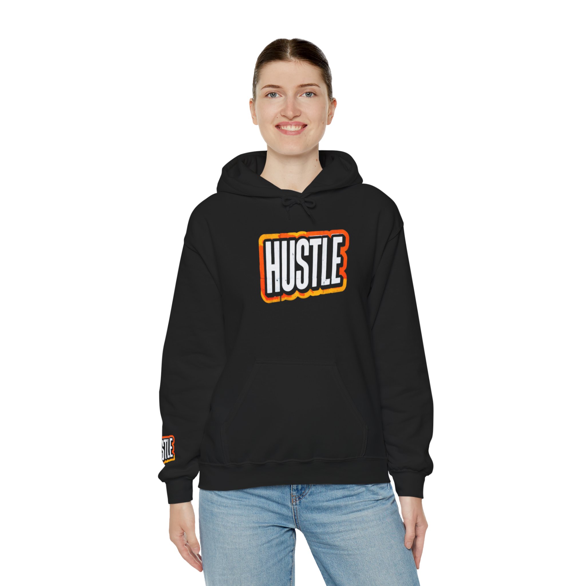 HUSTLE Black Hoodie