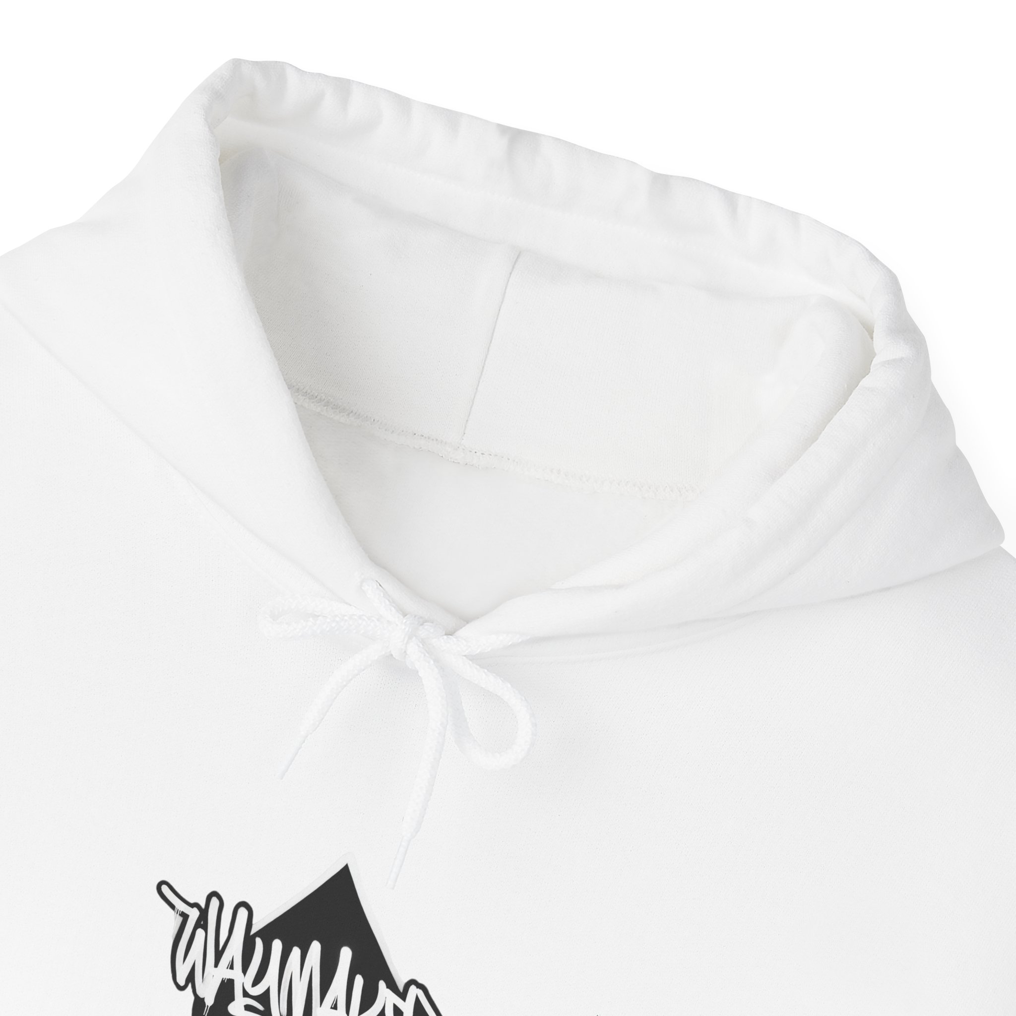 White Graphic Hoodie