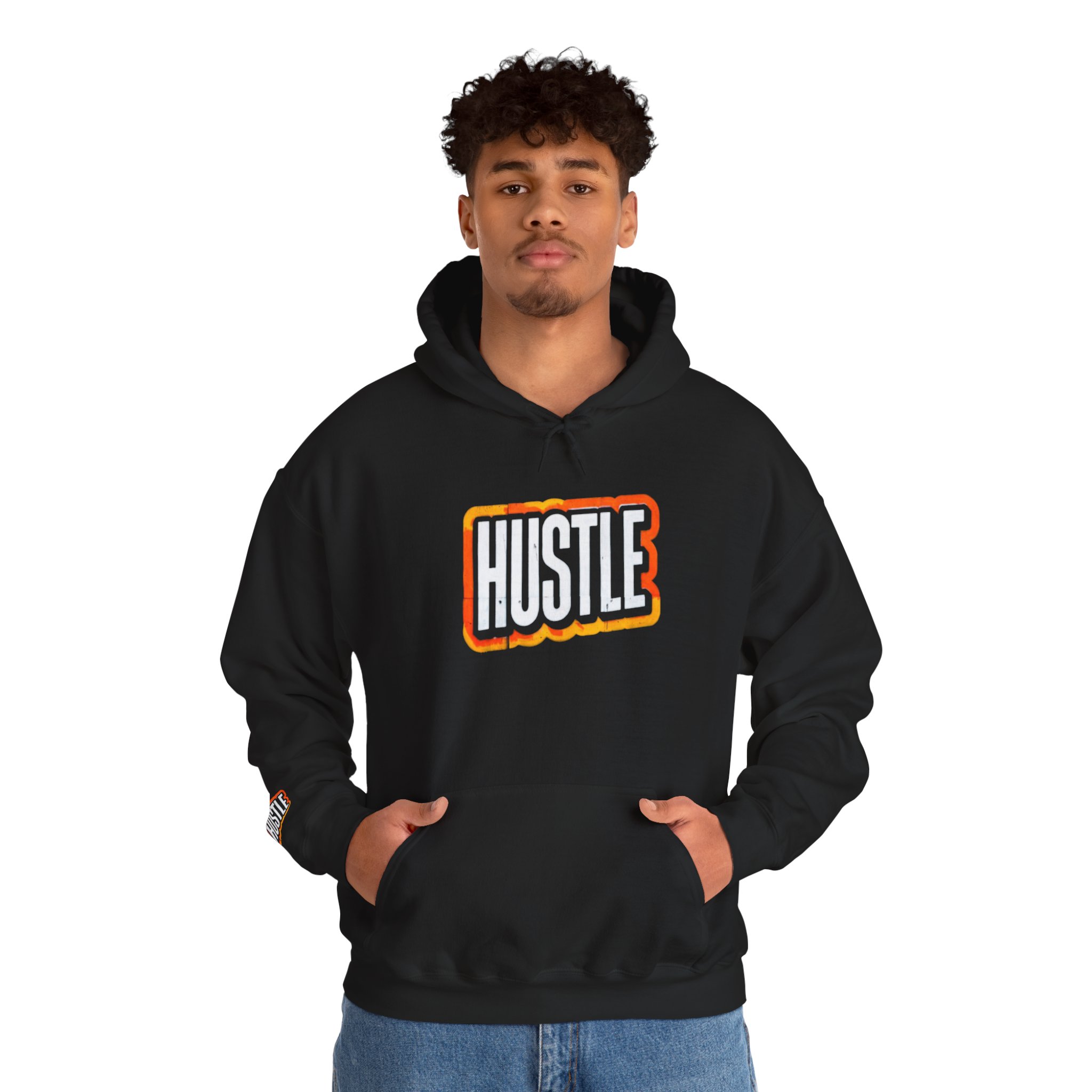HUSTLE Black Hoodie
