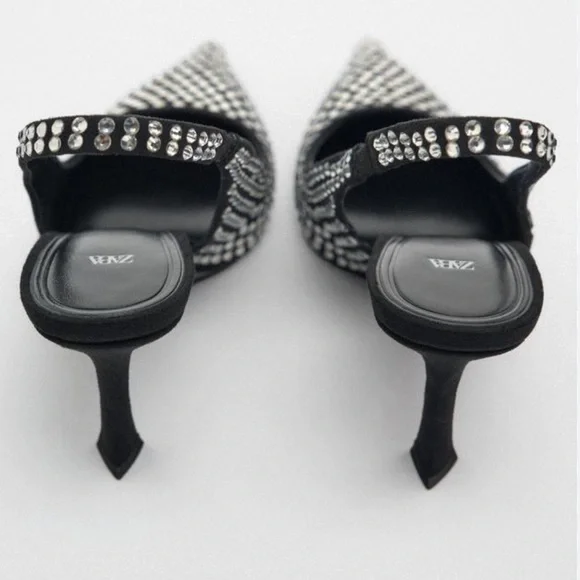 Zara Rhinestone Slingback