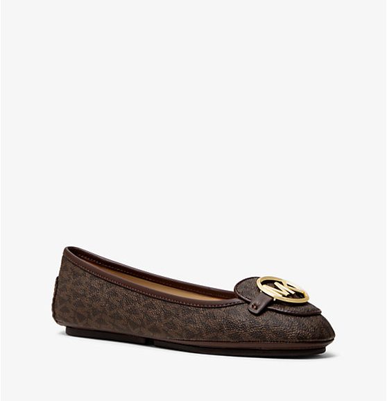 Michael Kors Lillie Logo Moccasin - Brown