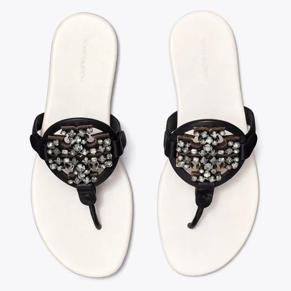 Tory Burch Crystal Miller Soft Leather