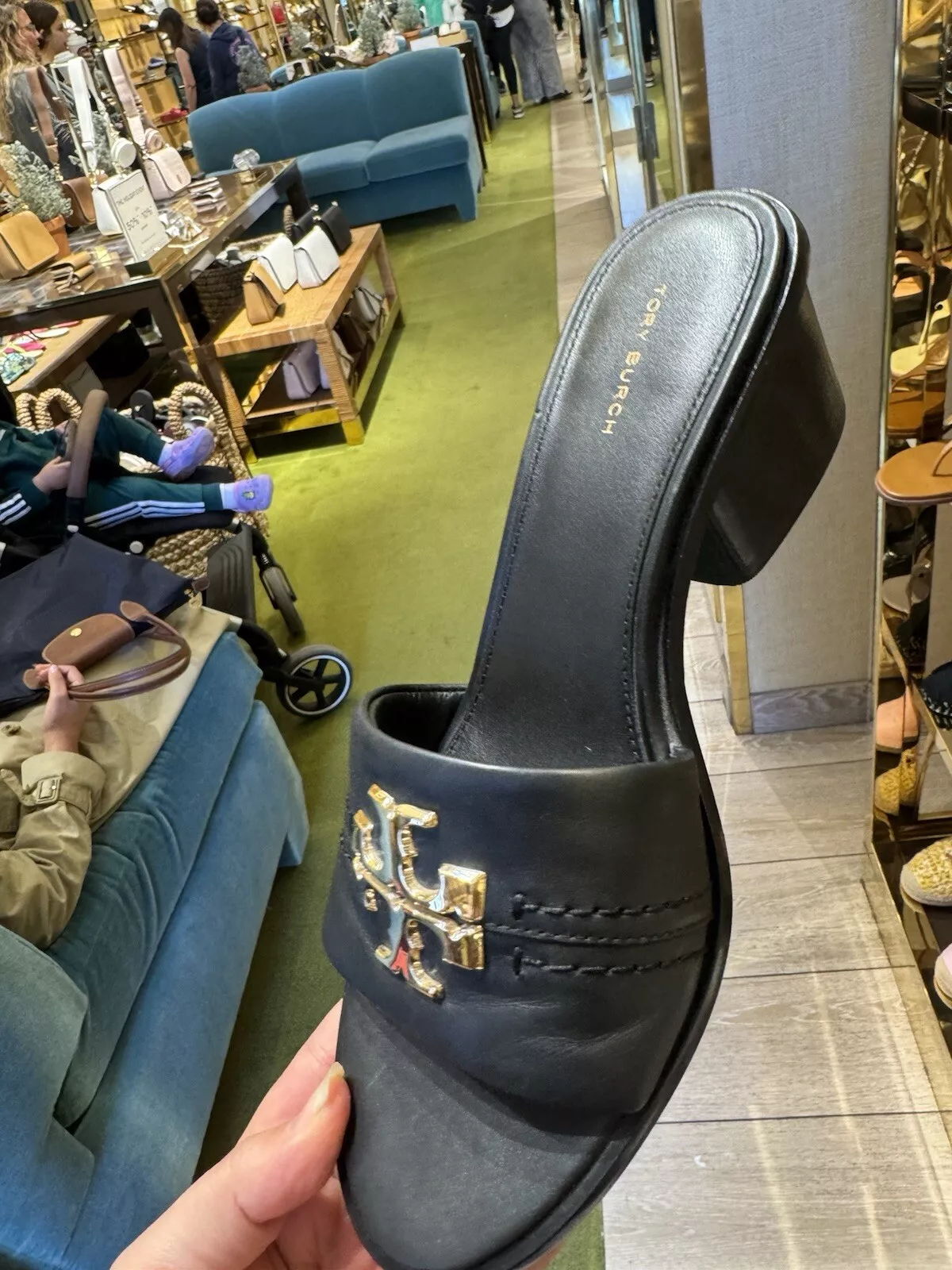 Tory Burch Everly Slide Calf Leather