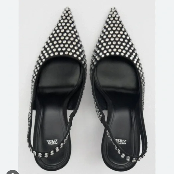 Zara Rhinestone Slingback