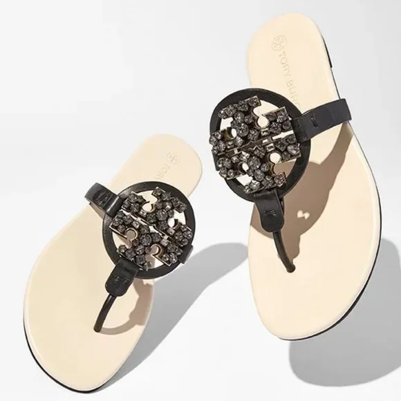 Tory Burch Crystal Miller Soft Leather