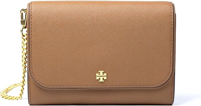 Tory Burch Emerson Chain Wallet Leather Crossbody Bag