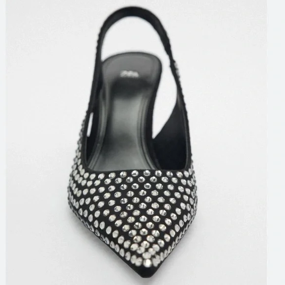 Zara Rhinestone Slingback