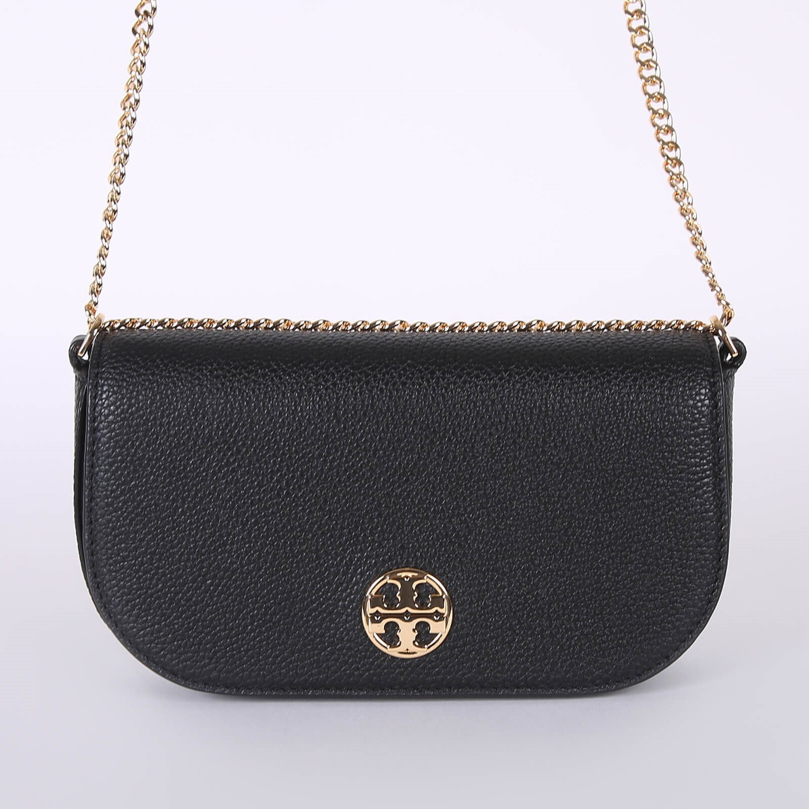 Tory Burch Chelsea Pebbled Crossbody Bag Black