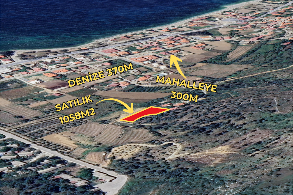 DENİZE 450 ADIM SATILIK ARSA! SADECE 11.500,000₺