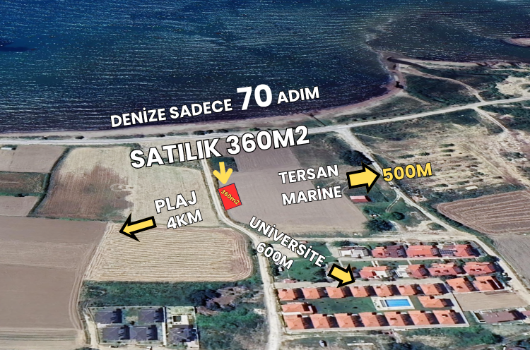 Ören’de Denize Sıfır Satılık Tarla – Muğla / Milas  ₺5.280.000 