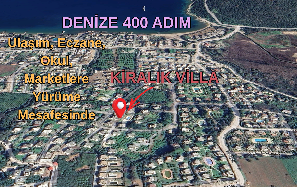 Bodrum Gölköy’de 5+1 Kiralık Eşyalı Villa | ₺110.000/AY