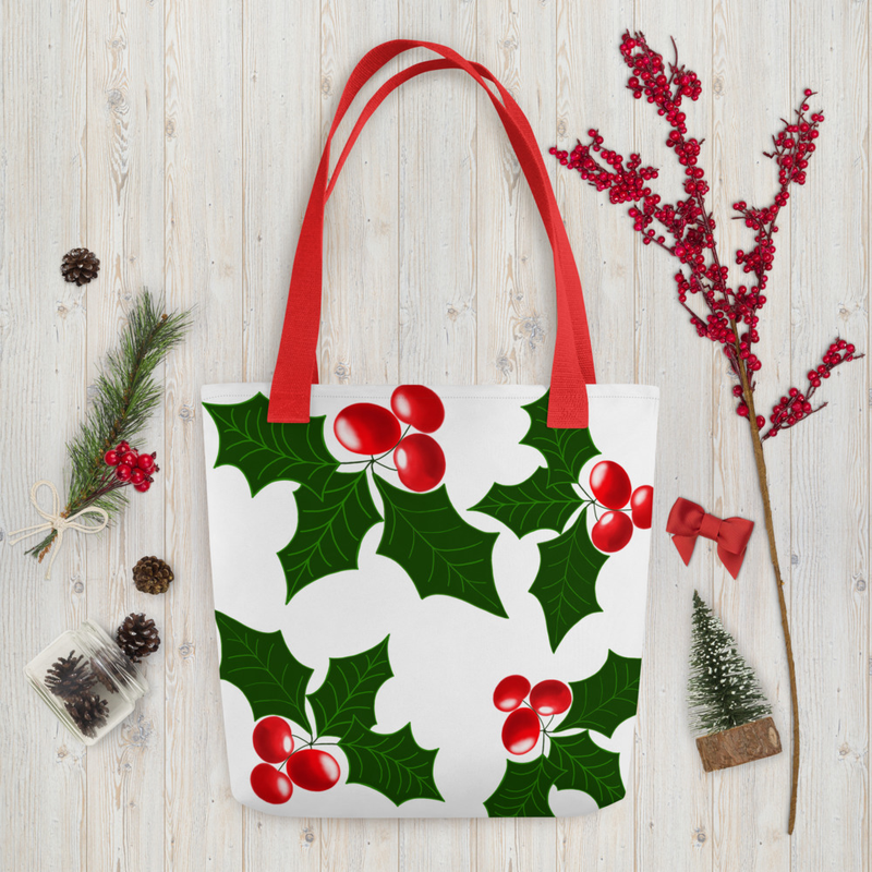 Holly Holiday Tote bag