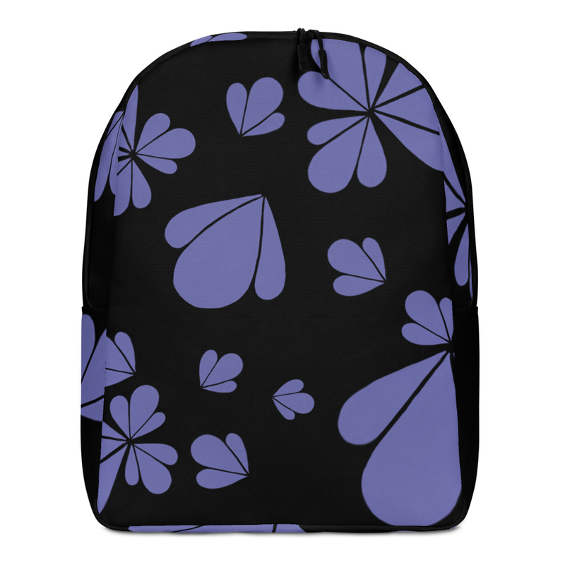 Periwinkle Petals Minimalist Backpack