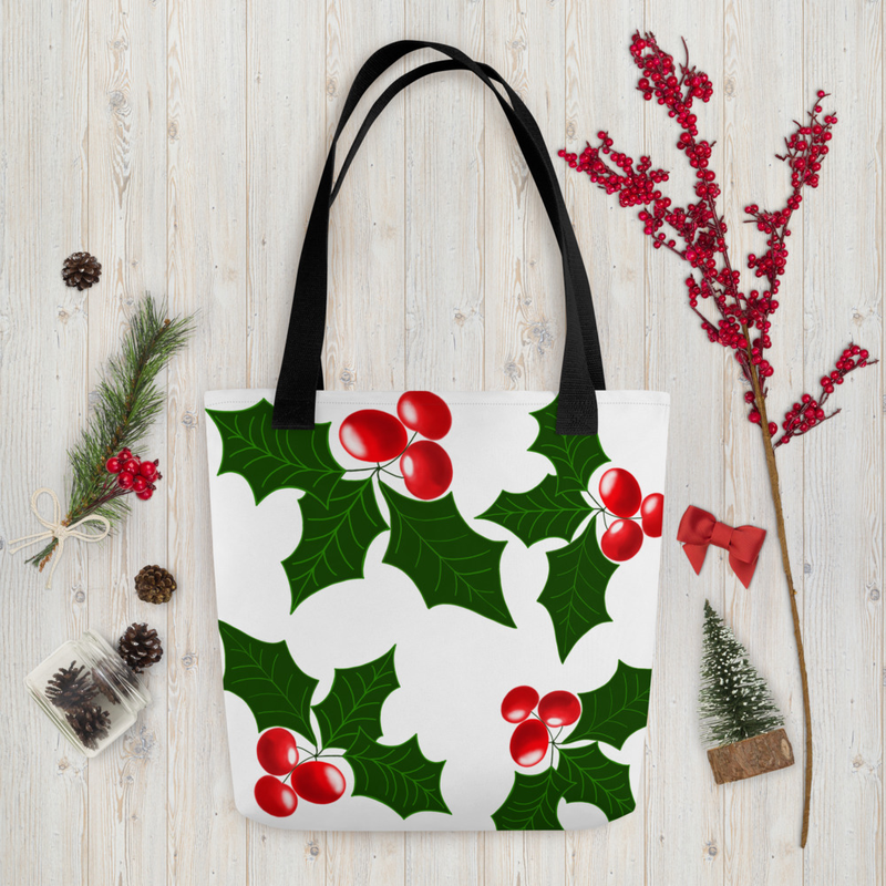Holly Holiday Tote bag